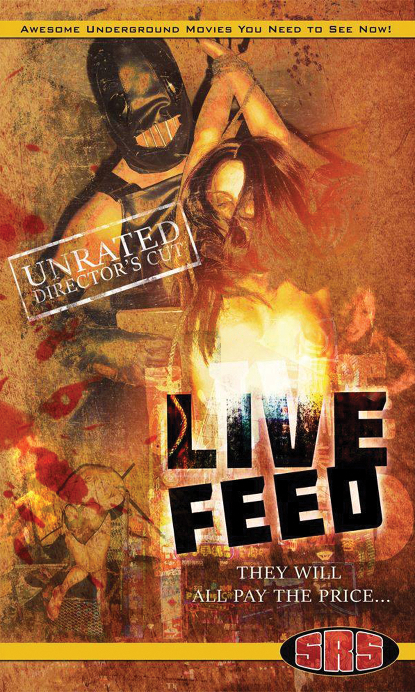 Live Feed Unrated Director S Cut Vhs Mvd Entertainment Group B2b