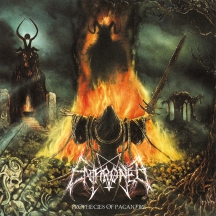 Enthroned - Prophecies of Pagan Fire (clear W/ Red, Yellow & Black Splatter Vinyl)