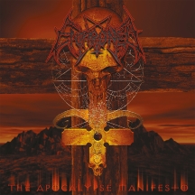 Enthroned - The Apocalypse  Manifesto (clear W/ Red, Orange & Grey Splatter Vinyl)