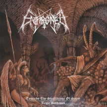 Enthroned - Towards the Skullthrone / Regie Sathanas (clear W/ Brown, Red & White Splatter Vinyl)