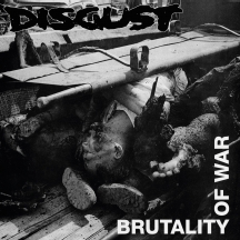 Disgust - Brutality of War (red W/ Black Splatter Vinyl)