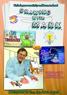 Drawing With Mark: A Day With The Dinosaurs & Reach For The Stars