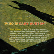 Gary Burton - Who Is Gary Burton? + Subtle Swing + 5 Bonus Tracks