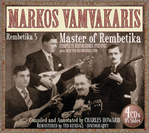 Markos Vamvakaris - Rembetika 5: Master of Rembetika 1932-1937
