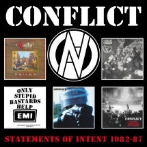 Conflict - Statements of Intent 1982-87: 5CD Clamshell Box