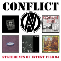 Conflict - Statements of Intent 1988-94: 5CD Clamshell Box
