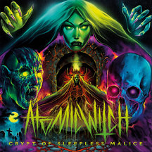Atomic Witch - Crypt of Sleepless Malice (Neon Green + Neon Violet Color Merge Vinyl)