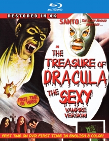 Santo In The Treasure Of Dracula: The Sexy Vampire Version 4k Restoration (In Color)